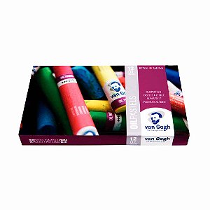 Giz Pastel Oleoso 12 Cores Van Gogh