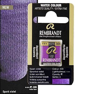 Aquarela em Pastilha Spark Violet 866 Rembrandt