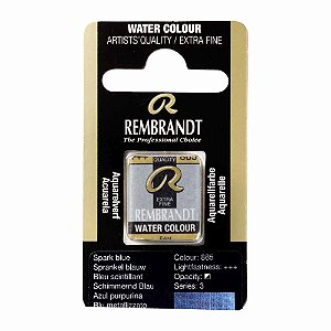 Aquarela em Pastilha Spark Blue 865 Rembrandt