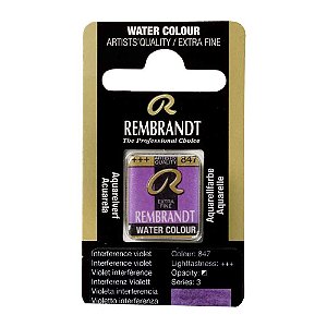 Aquarela em Pastilha Interference Violet 847 Rembrandt