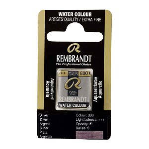 Aquarela em Pastilha Silver 800 Rembrandt