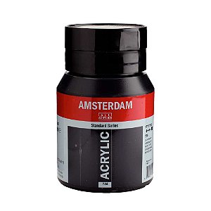 Tinta Acrílica Amsterdam 500ml 735 Oxyde Black