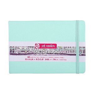 Sketchbook 21x14,8cm 140g Capa Dura – Royal Talens Art Creation – Fresh Mint