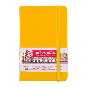 Sketchbook 9x14cm 140g Capa Dura – Royal Talens Art Creation – Gold Yellow
