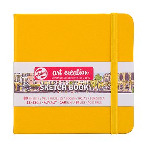 Sketchbook 12x12cm 140g Capa Dura – Royal Talens Art Creation – Gold Yellow