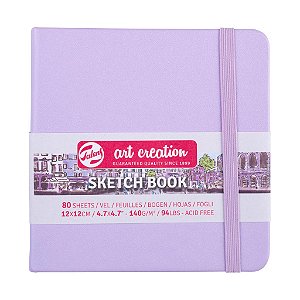 Sketchbook 12x12cm 140g Capa Dura – Royal Talens Art Creation – Pastel Violet