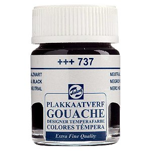 Guache Talens Extra Fine 16ml 737 Neutral Black