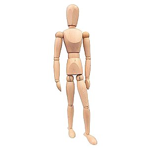 Manequim Articulado de Madeira 51cm Keramik