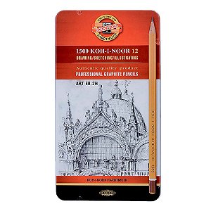 Estojo Lápis Grafite 1502 Koh-I-Noor com 12