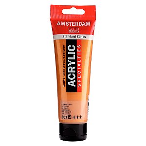 Tinta Acrílica Amsterdam 120ml 803 Ouro Escuro