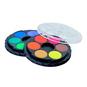 Aquarela em Pastilha Koh-I-Noor 12 Cores