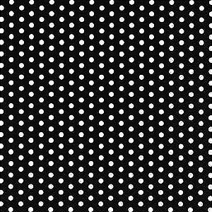 Guardanapo Decorado Poá Preto 33x33cm com 20 unidades