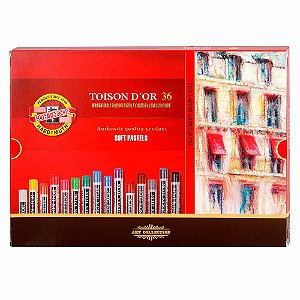 Giz Pastel Seco Toison D'Or 36 cores