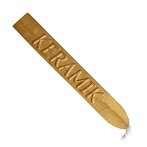 Cera para Lacre Keramik com Pavio Ouro Claro