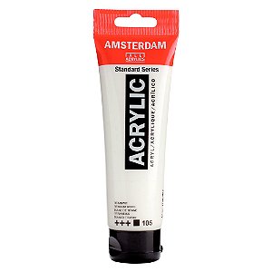 Tinta Acrílica Amsterdam 120ml 105 Branco de Titânio