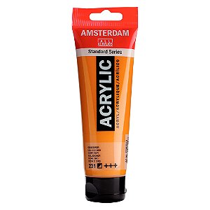Tinta Acrílica Amsterdam 120ml 231 Ocre Dourado
