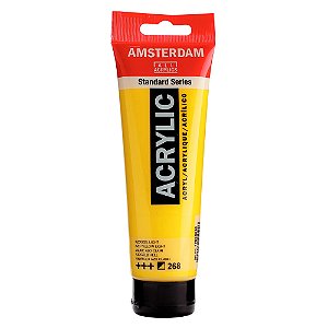 Tinta Acrílica Amsterdam 120ml 268 Amarelo Azo Claro