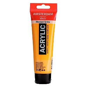 Tinta Acrílica Amsterdam 120ml 270 Amarelo Azo Escuro