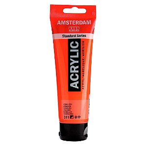 Tinta Acrílica Amsterdam 120ml 311 Vermilion