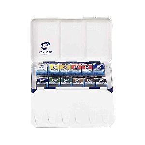 Aquarela Van Gogh Pastilha 12 Cores 20838612