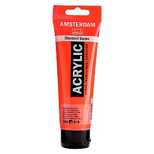 Tinta Acrílica Amsterdam 120ml 398 Vermelho Claro Naftol