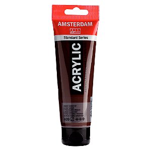 Tinta Acrílica Amsterdam 120ml 409 Sombra Queimada