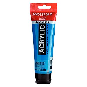 Tinta Acrílica Amsterdam 120ml 582 Azul Manganes Phthalo