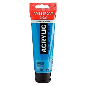 Tinta Acrílica Amsterdam 120ml 572 Cyan Primário