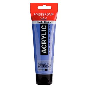 Tinta Acrílica Amsterdam 120ml 519 Violeta Ultramar Claro