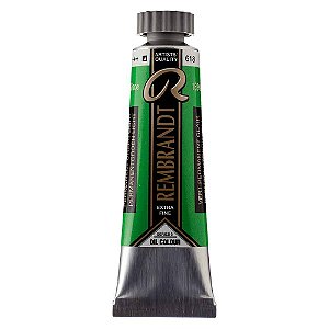 Tinta a Óleo Rembrandt 15ml 618 Permanent Green Light
