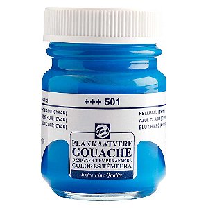 Guache Talens Extra Fine 50ml 501 Cyan