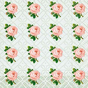 Guardanapo Decoupage Rosas 33X33 com 2 unidades