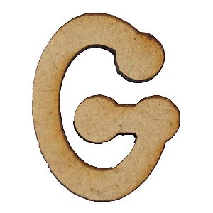Letra MDF Cru 3cm G