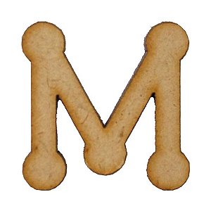 Letra MDF Cru 3cm M
