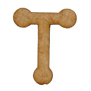 Letra MDF Cru 3cm T