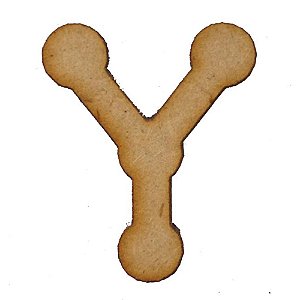 Letra MDF Cru 3cm Y