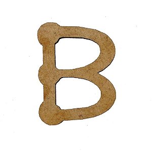 Letra MDF Cru 1,5cm B