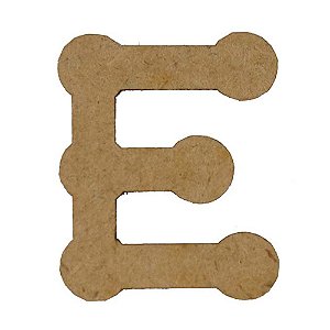 Letra MDF Cru 1,5cm E