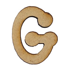 Letra MDF Cru 1,5cm G