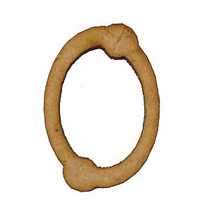 Letra MDF Cru 1,5cm O