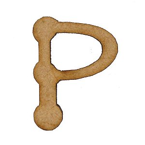 Letra MDF Cru 1,5cm P