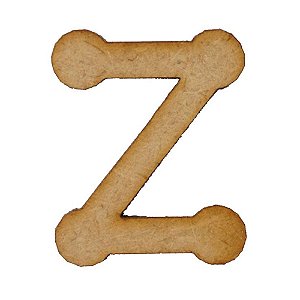 Letra MDF Cru 1,5cm Z