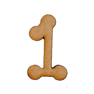 Número MDF Cru 1,5cm 1
