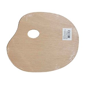 Paleta Pintura Madeira Oval 40x30cm
