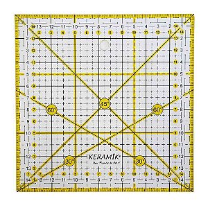 Régua para Patchwork 15x15cm Keramik