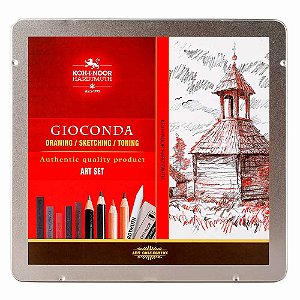 Estojo para Desenho Gioconda Crayons 24 Unidades