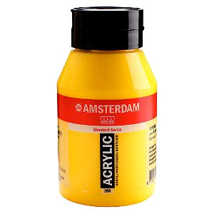 Tinta Acrílica Talens Amsterdam 1 Litro 268 Amarelo Claro Azo