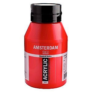 Tinta Acrílica Talens Amsterdam 1 Litro 318 Carmim