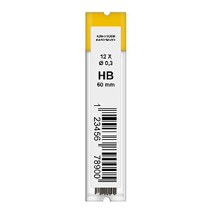 Mina Grafite 0,3mm Koh-I-Noor HB