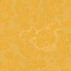 Guardanapo Decoupage Relevo Floral Bege 33x33cm com 15 unidades